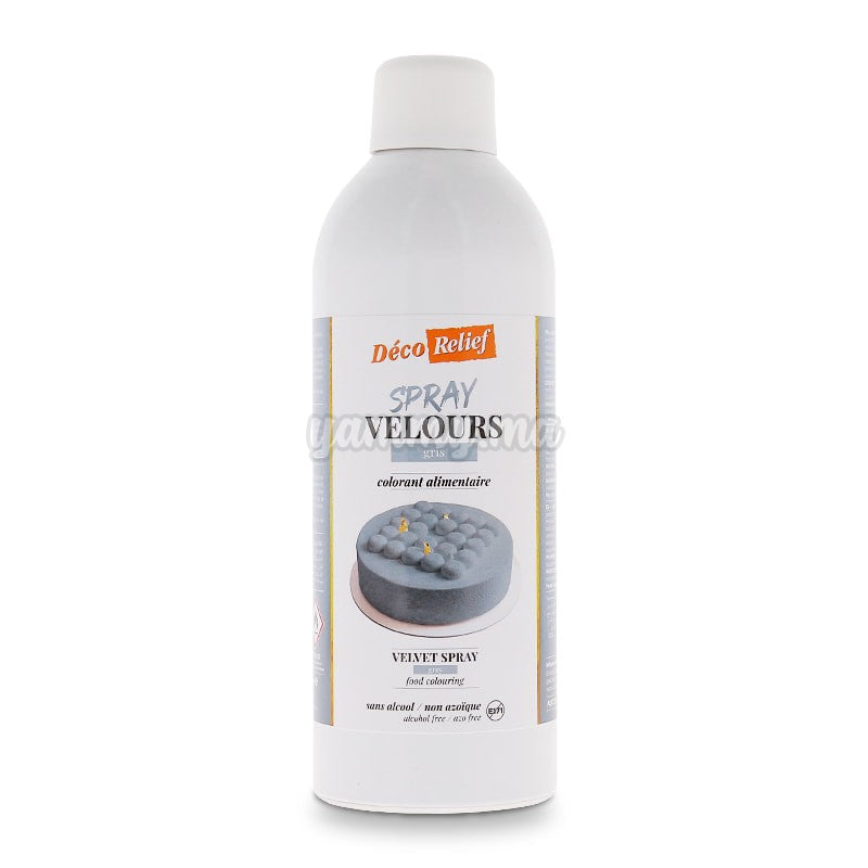 Spray Velours Gris Beurre de Cacao 400 ml - Déco Relief