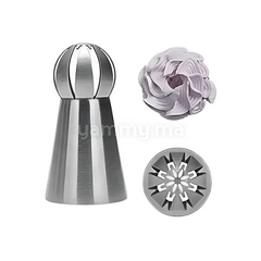 Douille Pâtissière Sphère en Inox Ø 24 mm "DL050"