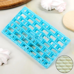 Embosseur Pâte à Sucre Pour Effet Matelassé Lingot