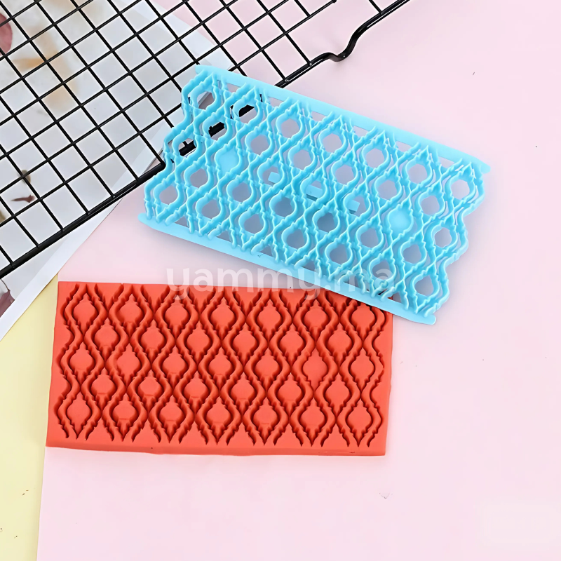 Embosseur Pâte à Sucre Pour Effet Matelassé Élégant