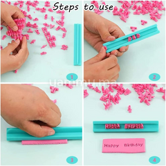 Emporte Pièce Mini Lettres Alphabet et Chiffres (x160)