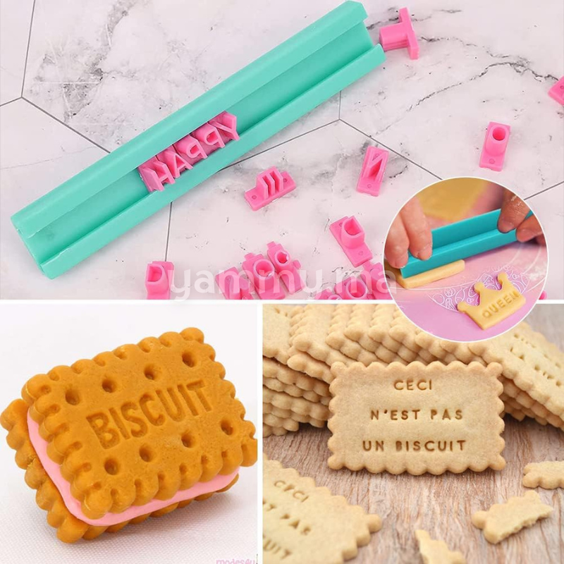 Emporte Pièce Mini Lettres Alphabet et Chiffres (x160)