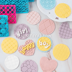 Embosseur Pâte à Sucre Pour Effet Matelassé Fleurs