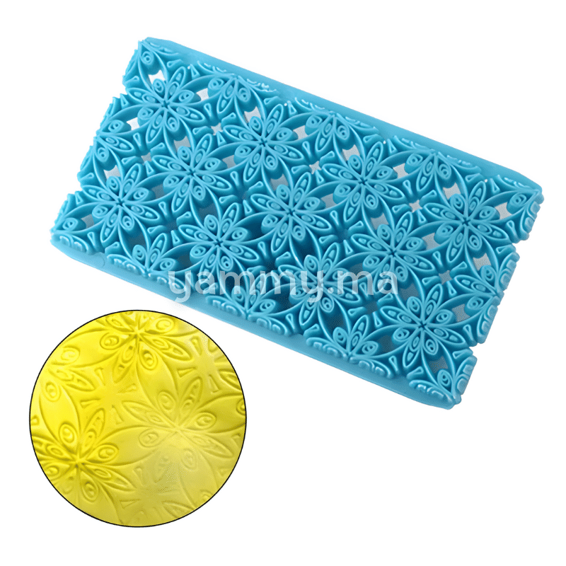 Embosseur Pâte à Sucre Pour Effet Matelassé Relief