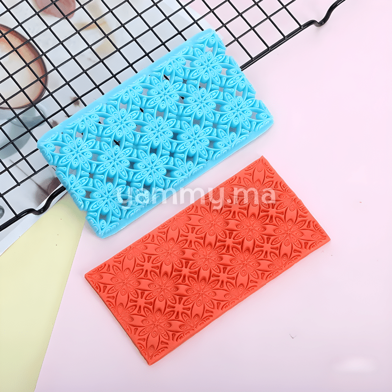 Embosseur Pâte à Sucre Pour Effet Matelassé Relief