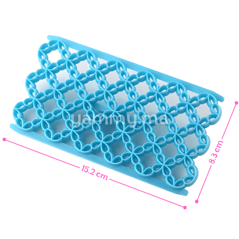 Embosseur Pâte à Sucre Pour Effet Matelassé Fleurs