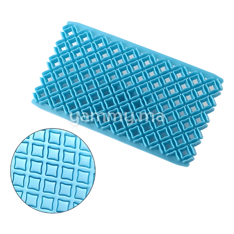 Embosseur Pâte à Sucre Pour Effet Matelassé Losanges