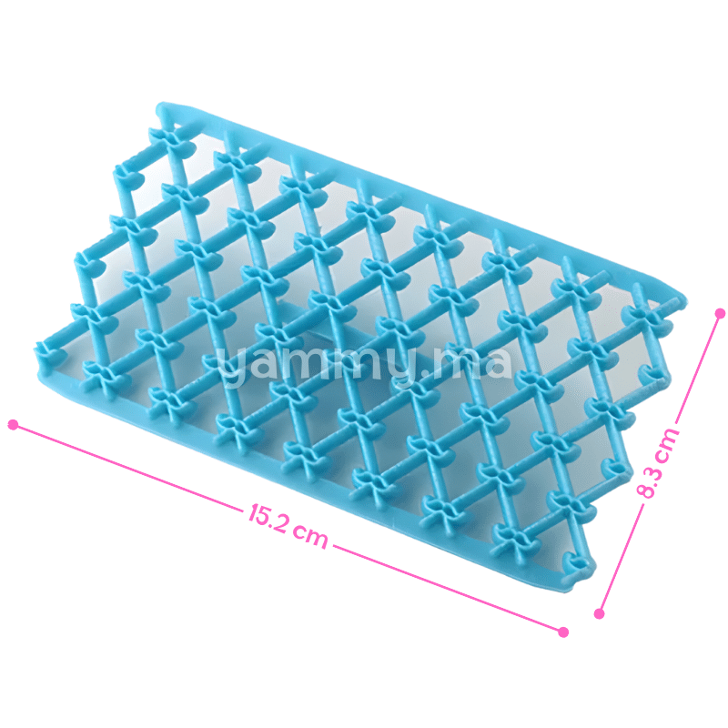 Embosseur Pâte à Sucre Pour Effet Matelassé Broderie