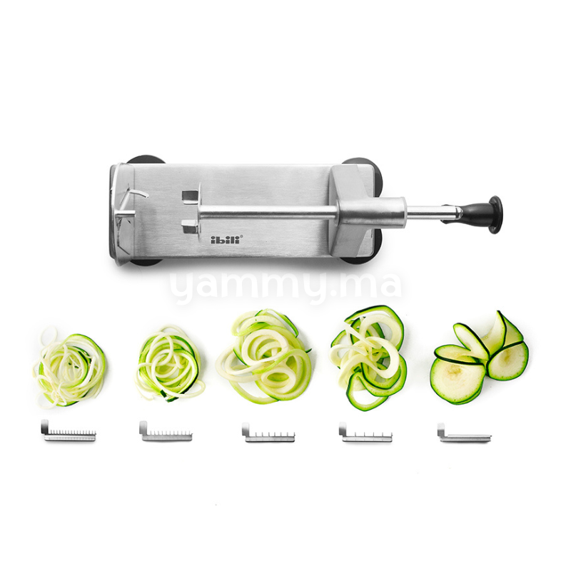 Coupe Fruits & Legumes Spirale en Inox - Ibili 721110