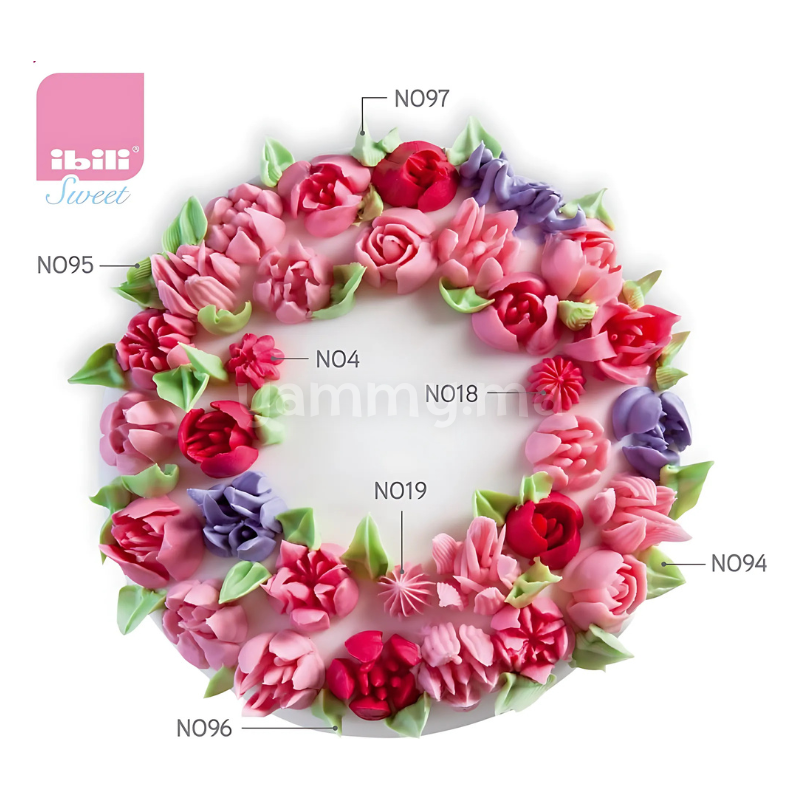 SET. 12 Douilles Inox Russes Standard Ø 1,6 cm x H 4 cm – Ibili 252000