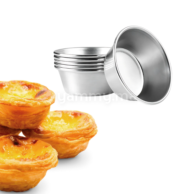 SET. 6 Moules Pastel de Nata Portugais - Ibili 142000