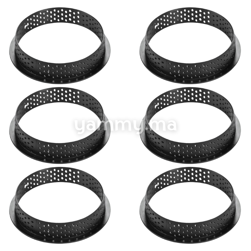 Kit Moule Silicone 6 Tarte 80mm Fleur - Silikomart