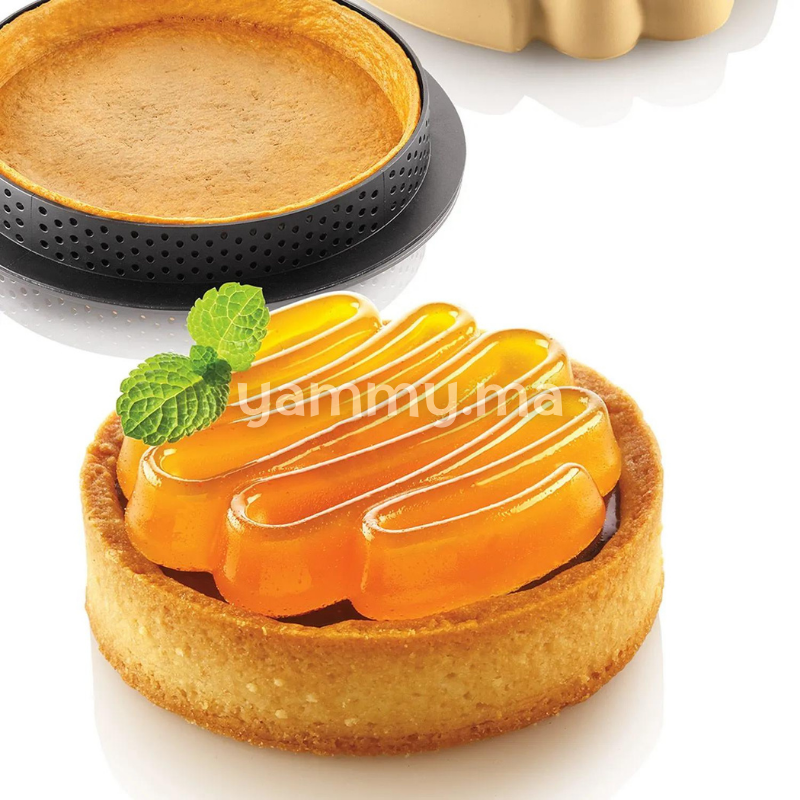 Kit Moule Silicone 8 Tartelettes Ø 80mm Saint Honoré - Silikomart