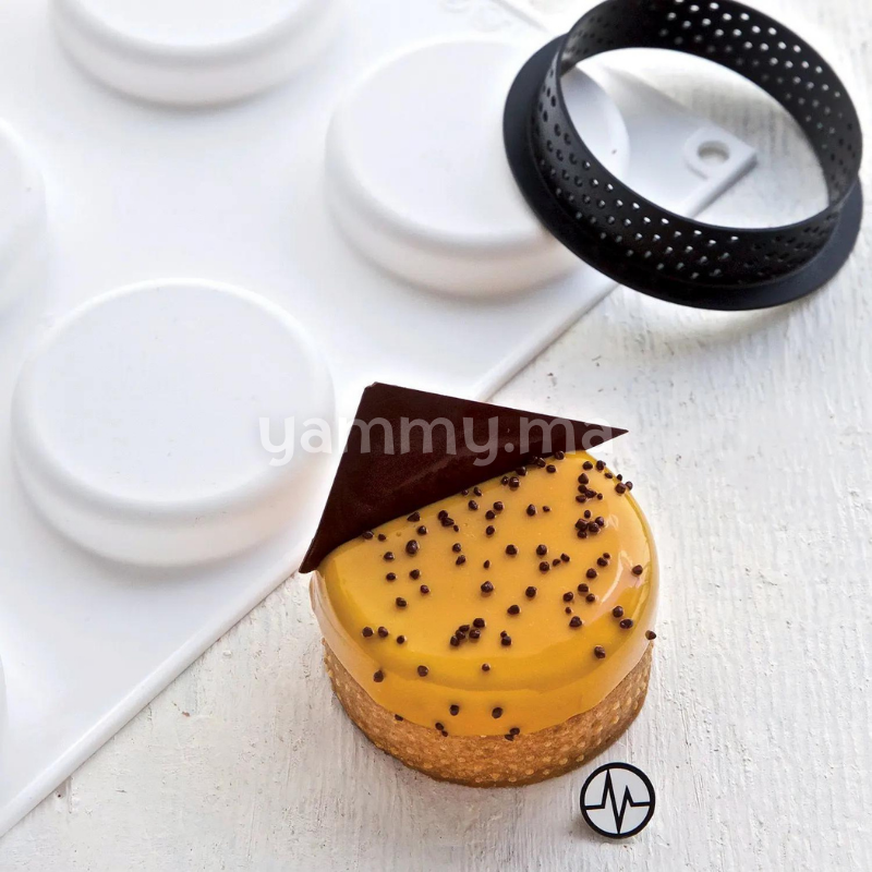 Kit Moule Silicone 6 Tartelettes 70mm Classique - Silikomart