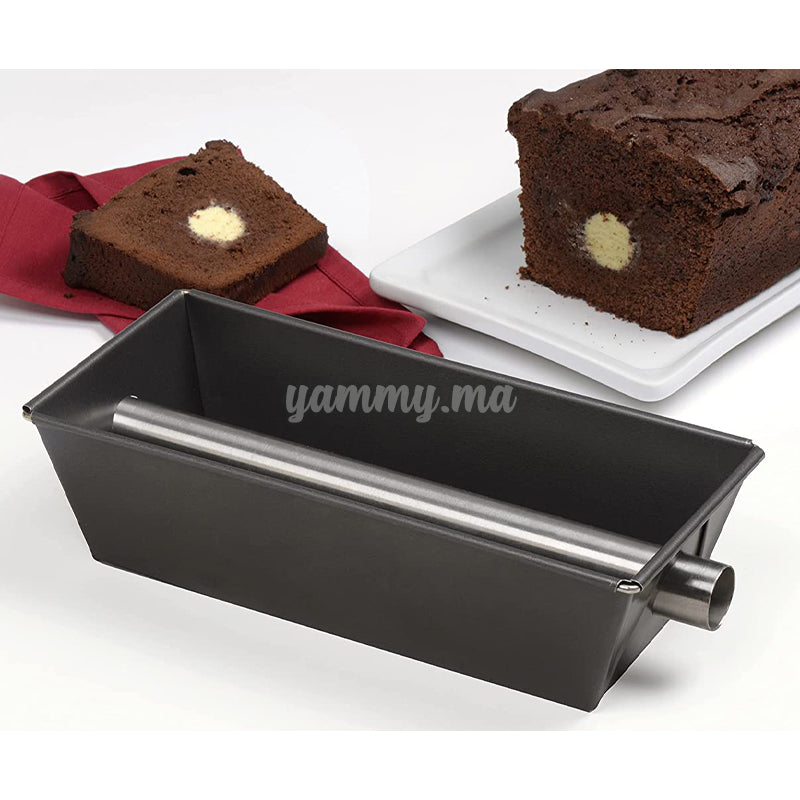 Moule à cake avec tube insert en métal anti adhérent 25 cm - Patisse
