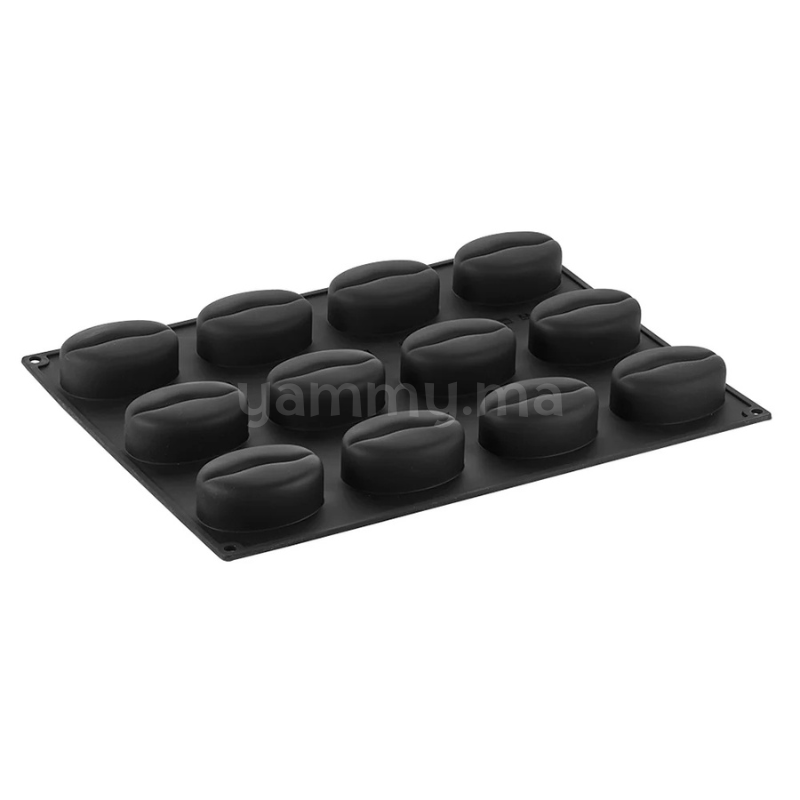 Moule Silicone Cafe Moka 8.3 x 5.8 x H 3.2 cm (x12) "PX4312" - Pavoni
