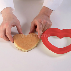 Moule Silicone Coeur 3D Ti Amo 1000 + Cutter - Silikomart