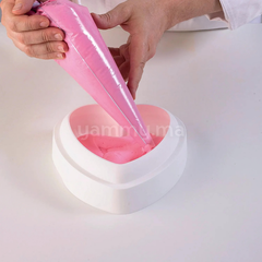 Moule Silicone Coeur 3D Ti Amo 1000 + Cutter - Silikomart