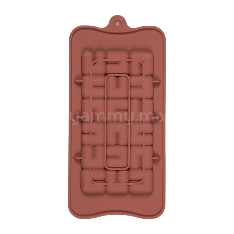 Moule Silicone Tablettes de Chocolat Ola