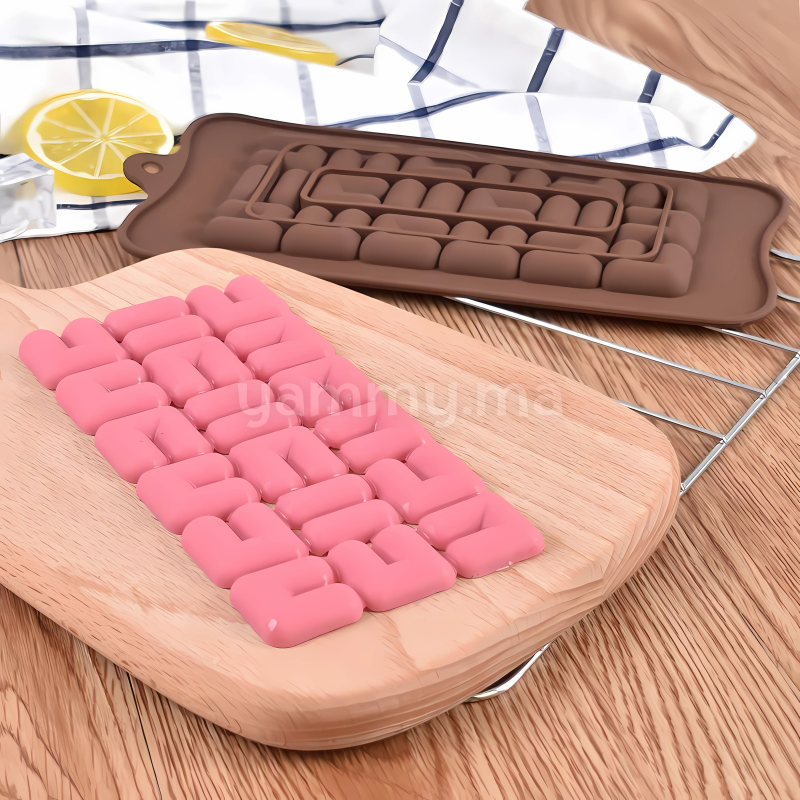 Moule Silicone Tablettes de Chocolat Ola