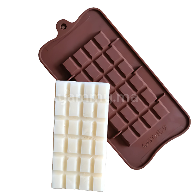 Moule Silicone Tablette de Chocolat 24 Rectangles