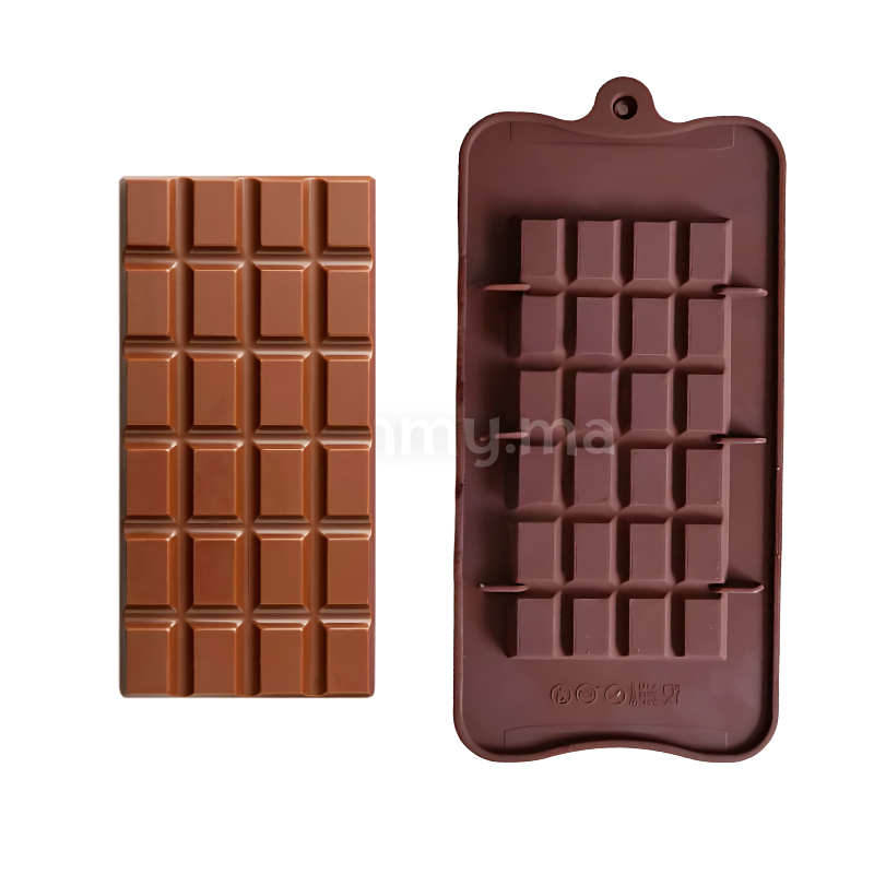 Moule Silicone Tablette de Chocolat 24 Rectangles