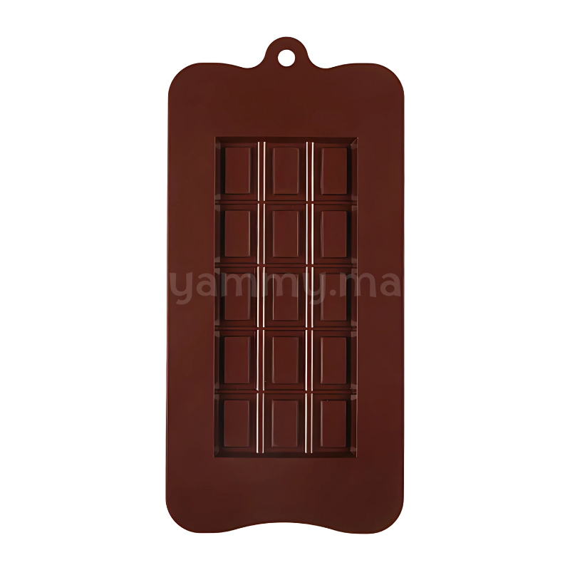 Moule Silicone Tablette de Chocolat 15 Rectangles
