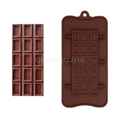 Moule Silicone Tablette de Chocolat 15 Rectangles