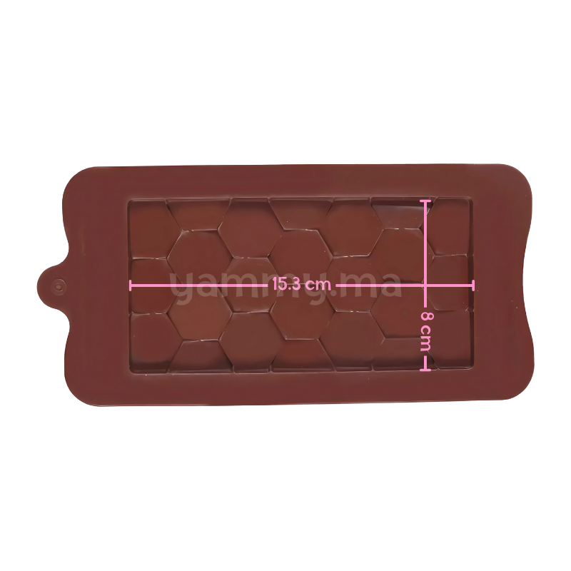 Moule Silicone Tablette de Chocolat Pavé