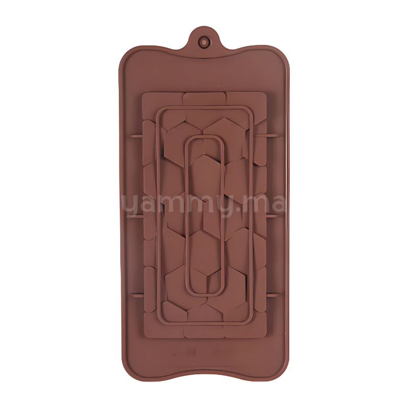 Moule Silicone Tablette de Chocolat Pavé