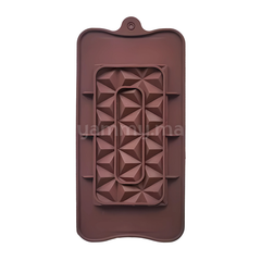 Moule Silicone Tablette de Chocolat Etoiles