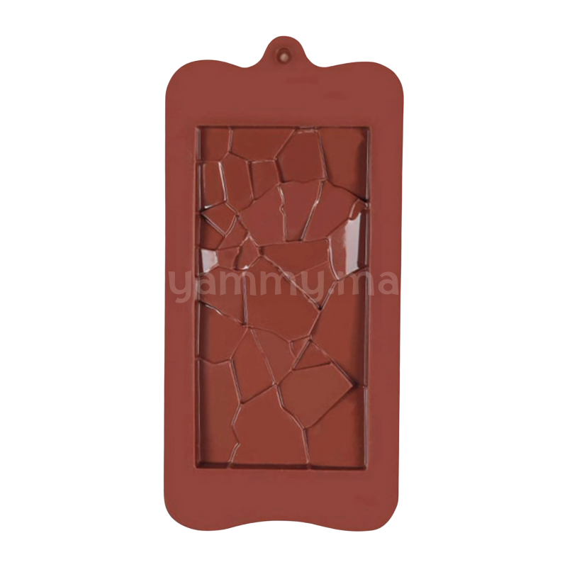 Moule Silicone Tablette de Chocolat Écrasement