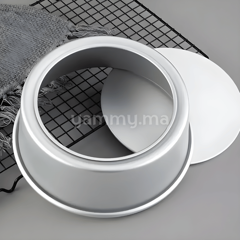 Moule Rond Extra Profond Amovible 14.5 / H10 cm en Aluminium
