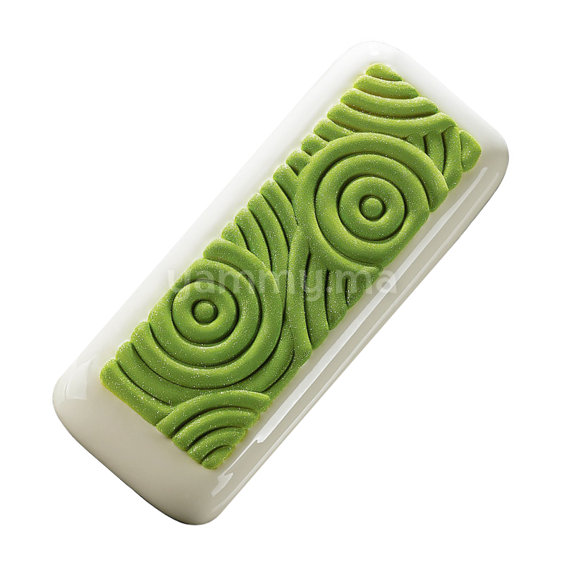 Moule Silicone Décor Cercles 21 x 7 cm "TOP04" (x2) - Pavoni