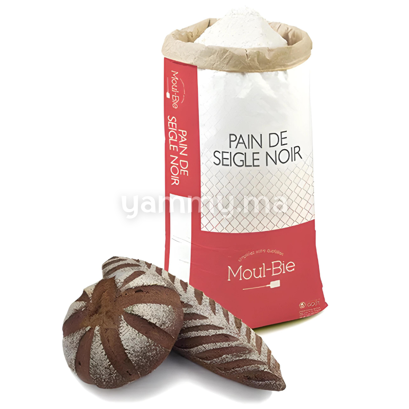 Pain de Seigle Noir 1 kg repack - Grands Moulins de Paris