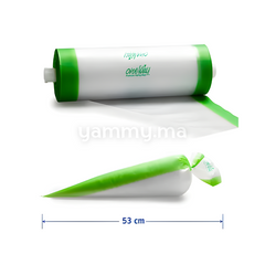 Poches à Douille Jetable L 53x28cm Masterline Vert 100pcs - One Way