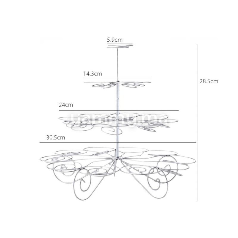 Présentoir pour 23 Cupcakes - ibili 792810 