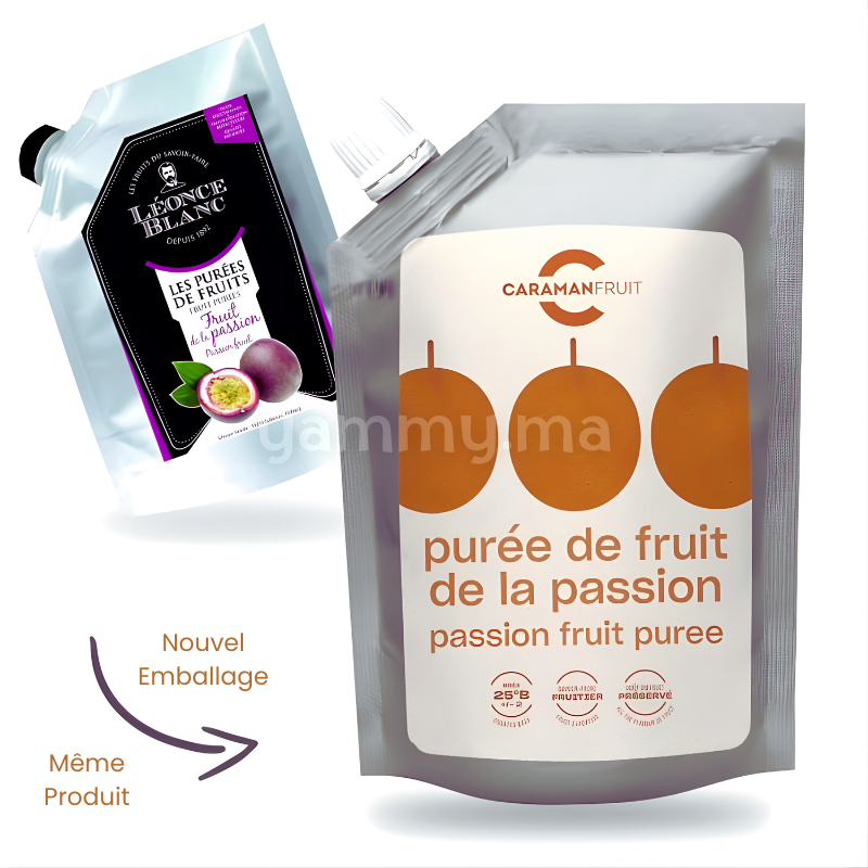 Purée Fruit de la Passion 1 kg - Caraman Fruit