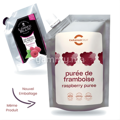Purée de Framboise 1 kg - Caraman Fruit