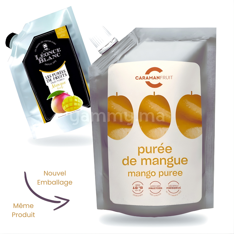 Purée de Mangue 1 kg - Caraman Fruit