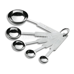 SET. 5 Cuillères à Doseuses en Inox 18/10 - Lacor