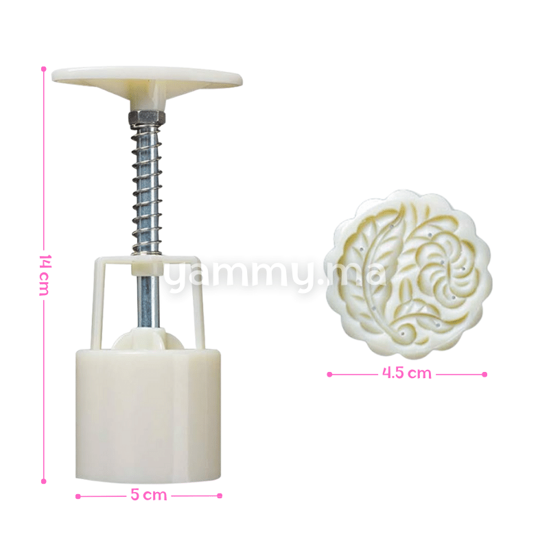 Set. 6 Tampons à Biscuits Rond 4.5 Cm M5