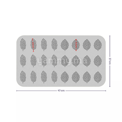 Moule Silicone 24 Feuilles Foresta 47 x 27 cm