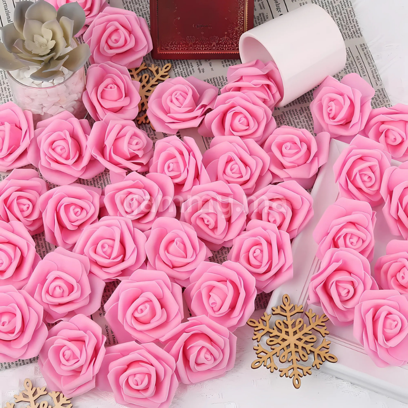 Roses Artificielles Roses en Mousse