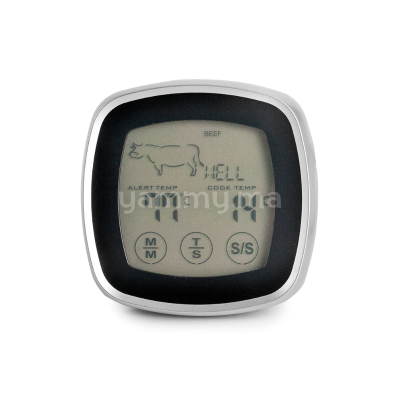Thermomètre de Cuisine à Viande Digital Tactile avec Fil 1 m - Lacor