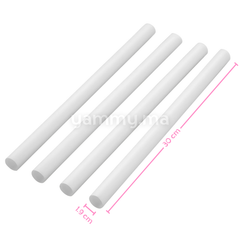 SET.4 Tiges Support Gâteau en Plastique 30 cm