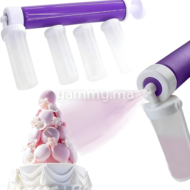 Pistolet Aérographe Manuel pour Décoration de Gâteaux