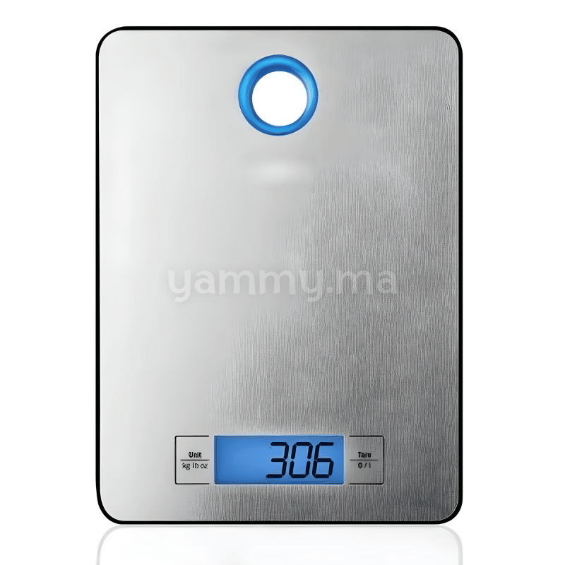 Balance de Cuisine Electronique en Inox 5Kg - Lamacom BE0501