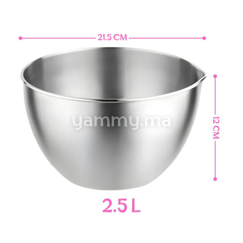Bassine de Cuisine en Inox 21.5cm / 2.5L