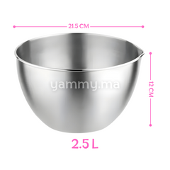 Bassine de Cuisine en Inox 21.5cm / 2.5L
